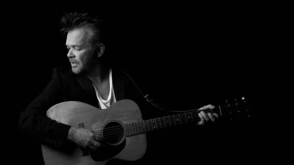 John Mellencamp performing live on stage during the Dancing Words Tour.