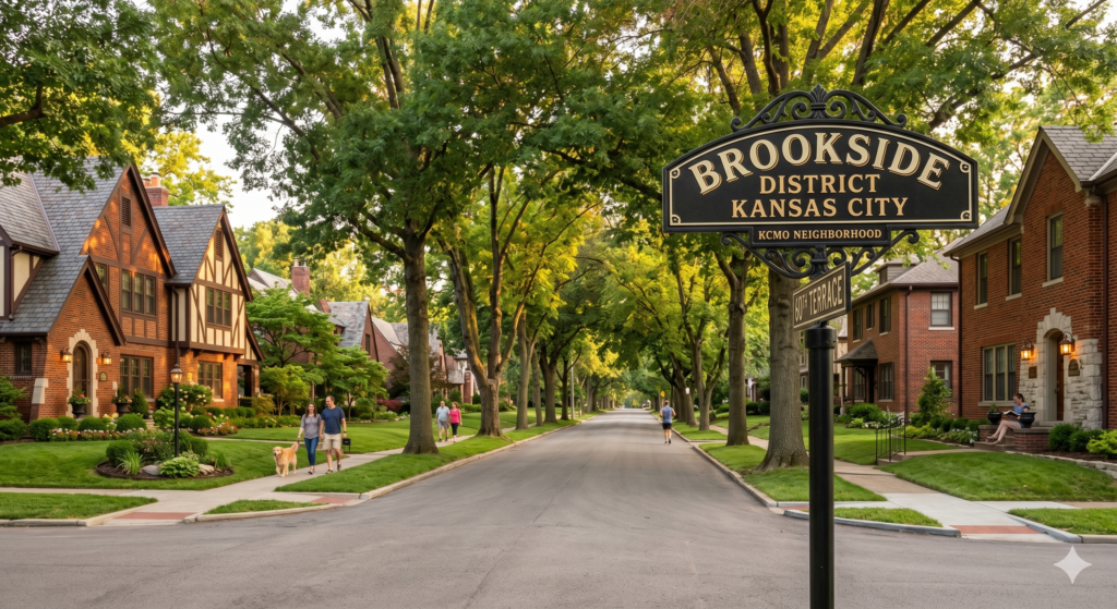 Brookside kansas city AI image